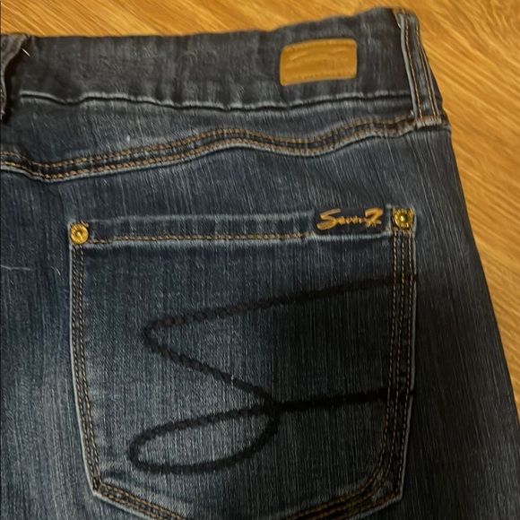 Seven7 Blue Skinny Jeans with Modern Fading size 16 - Picture 5 of 7